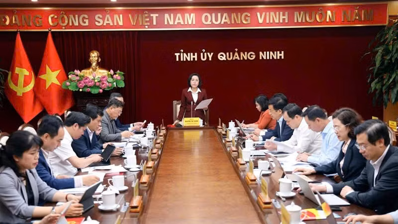Quang cảnh buổi làm việc.