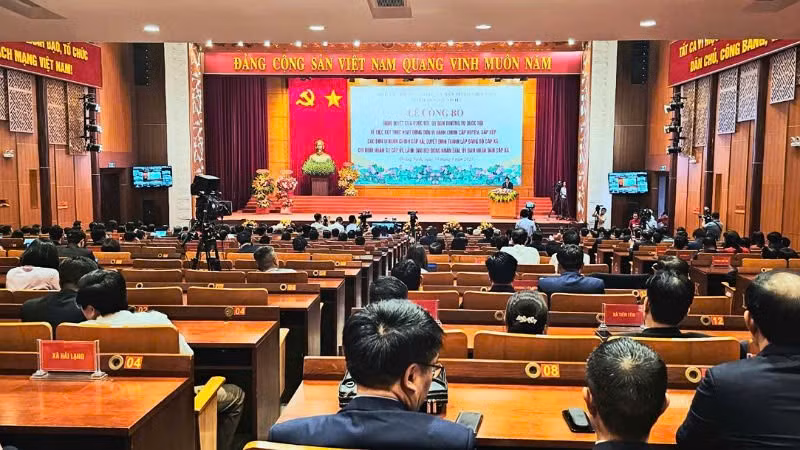 Quang cảnh buổi lễ.