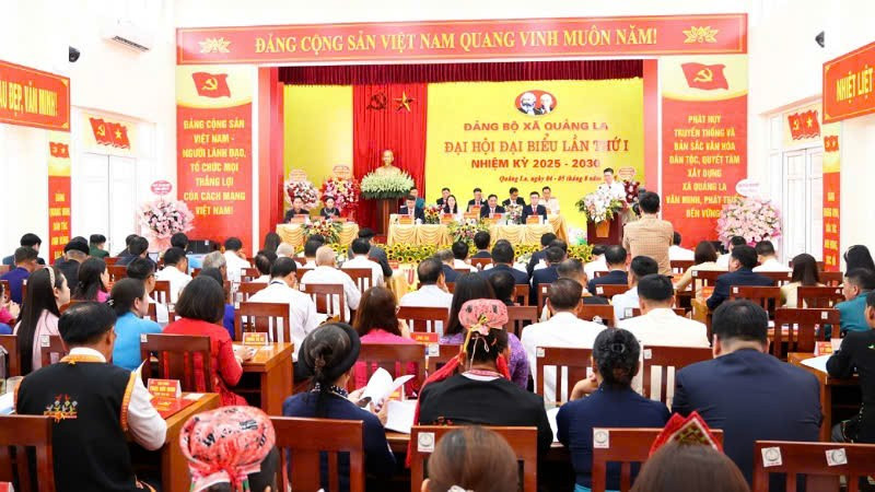 Đại hội Đảng bộ xã Quảng La lần thứ I, nhiệm kỳ 2025-2030.