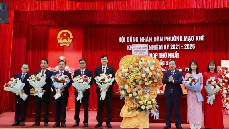 Hội đồng nhân dân phường Mạo Khê tổ chức kỳ họp thứ nhất nhiệm kỳ 2021-2026. anh-mk.jpg
