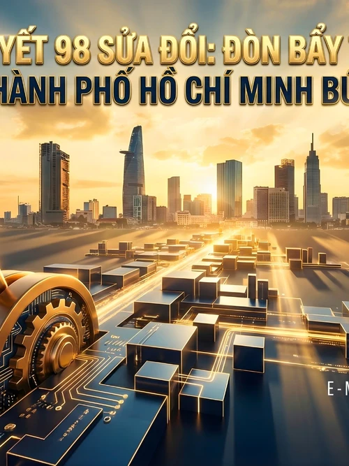 Nghị quyết 98 sửa đổi: Đòn bẩy thể chế cho Thành phố Hồ Chí Minh bứt phá