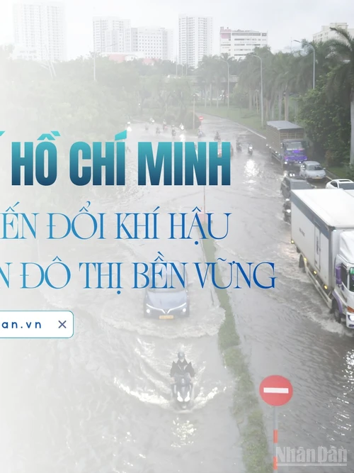 Thành phố Hồ Chí Minh Thích ứng biến đổi khí hậu để phát triển đô thị bền vững