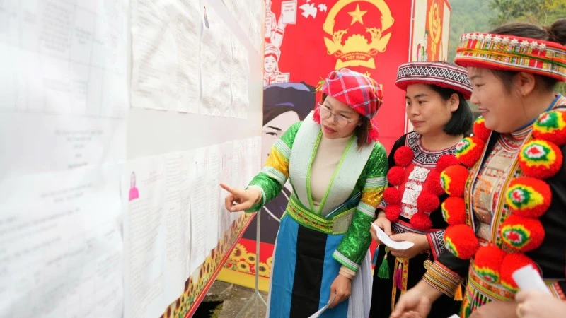 Bằng Thành, xã vùng cao Thái Nguyên chuẩn bị chu đáo cho ngày bầu cử