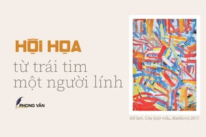 Hội họa từ trái tim một người lính