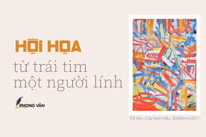 Hội họa từ trái tim một người lính