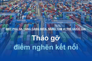 Đột phá hạ tầng cảng biển, nâng tầm vị thế quốc gia: Tháo gỡ điểm nghẽn kết nối