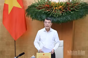 Thủ tướng Chính phủ Lê Minh Hưng chủ trì Phiên họp Chính phủ thường kỳ tháng 7/2026. (Ảnh: Trần Hải)