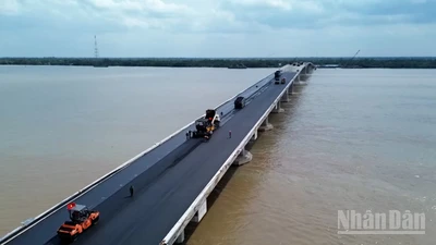 Cầu Đại Ngãi kết nối Cần Thơ và Vĩnh Long hoàn thành sẽ là động lực quan trọng để giúp Cù Lao Dung vươn mình phát triển trong tương lai.