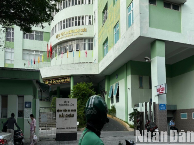 Trung tâm Y tế khu vực Hải Châu, thành phố Đà Nẵng. (Ảnh: ANH ĐÀO)