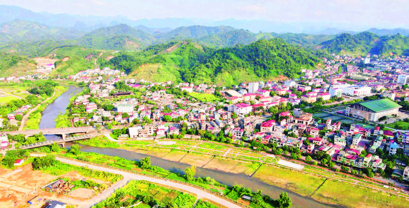 Một góc đô thị phường Bắc Kạn. (Ảnh: TUẤN SƠN)