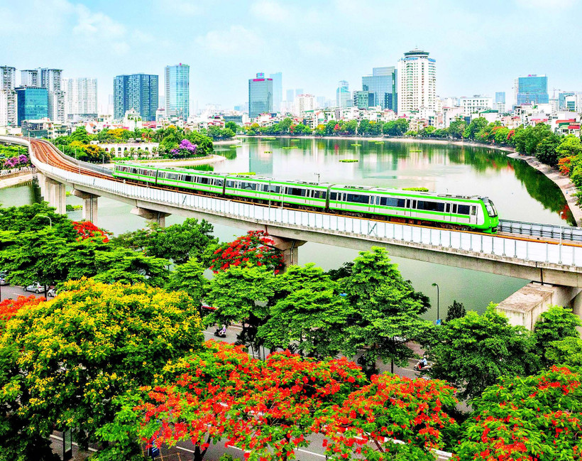 Hà Nội - Thành phố xinh đẹp và hiện đại. (Ảnh: TRẦN THU HÀ)