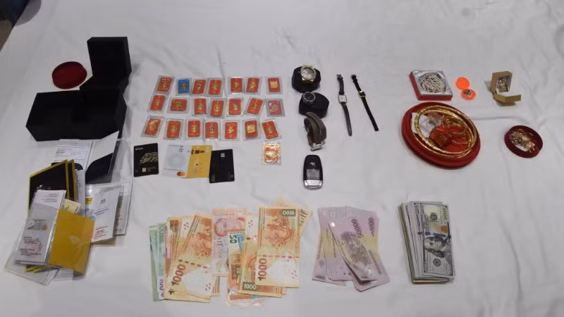 Tang vật vụ án. (Ảnh: Công an cung cấp)