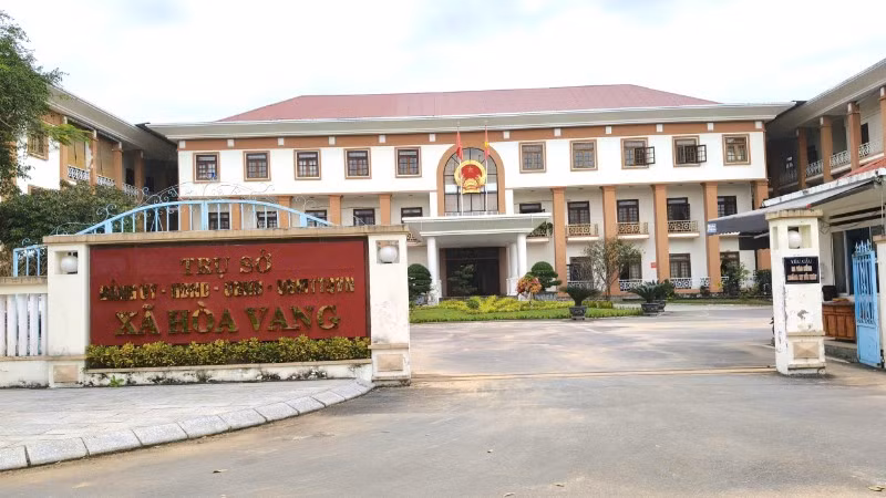 Trụ sở Ủy ban nhân dân xã Hòa Vang.