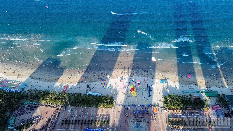 Khu vực Công viên Biển đông sẽ là nơi diễn ra Chương trình “Cùng Việt Nam tiến bước” tại Đà Nẵng. (Ảnh: ANH ĐÀO)