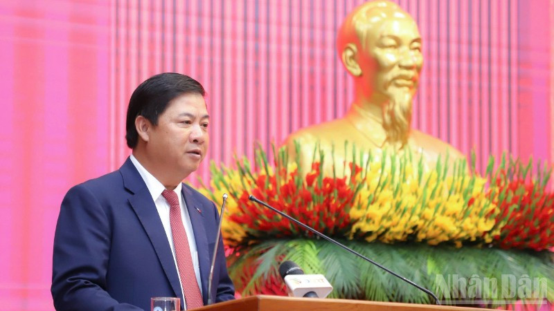Tân Bí thư Thành ủy Đà Nẵng Lương Nguyễn Minh Triết. (Ảnh: ANH ĐÀO)