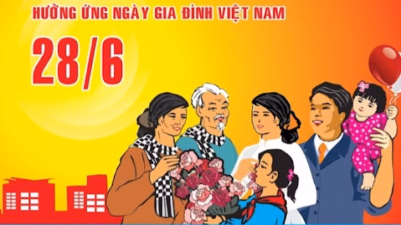 Ngày hội Gia đình Việt Nam năm nay tiếp tục lấy chủ đề giống như chủ đề Ngày hội Gia đình Việt Nam năm 2024, nhằm khẳng định thông điệp quan trọng "Gia đình hạnh phúc-Quốc gia thịnh vượng". (Ảnh minh họa: baovanhoa.vn)