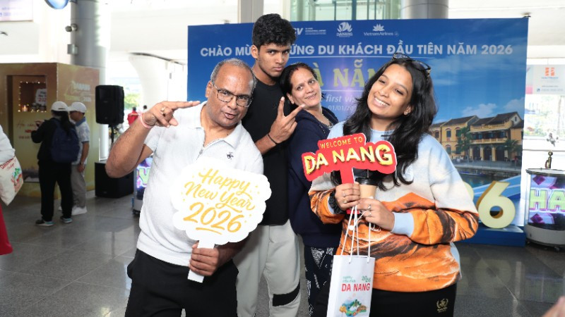 Đà Nẵng đón 908 chuyến bay quốc tế và nội địa đến trong 4 ngày nghỉ lễ Tết Dương lịch 2026.