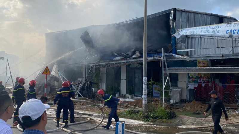 Hiện trường vụ cháy