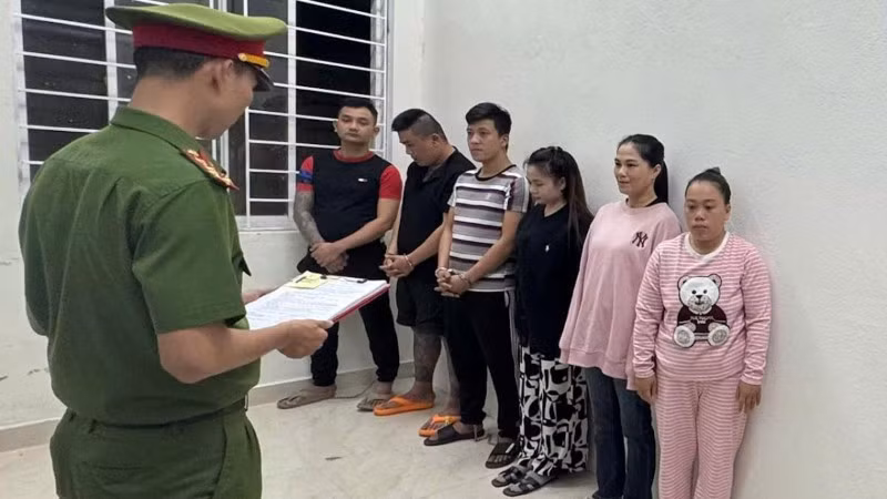 Đà Nẵng khởi tố nhóm đối tượng sử dụng hung khí gây rối trật tự công cộng. (Ảnh: Công an cung cấp)