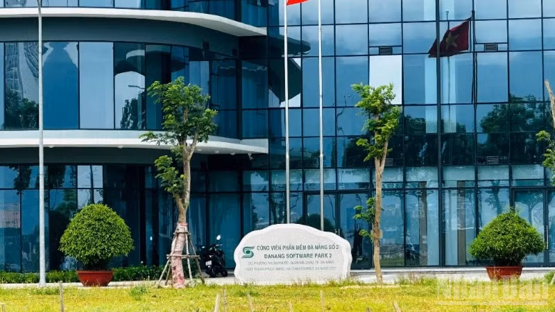 Khu công viên phần mềm số 2 được Đà Nẵng chọn bố trí vận hành, triển khai Trung tâm tài chính quốc tế. (Ảnh: ANH ĐÀO)