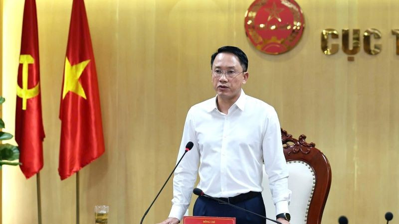 Phó Cục trưởng Mai Sơn phát biểu chỉ đạo tại cuộc họp.