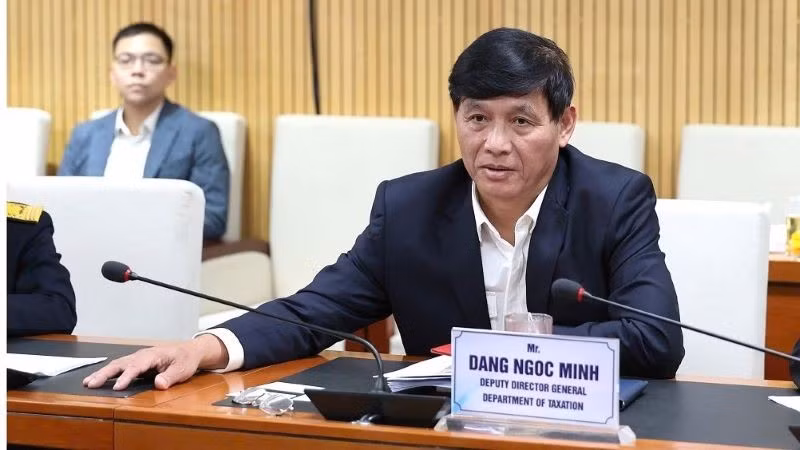 Phó Cục trưởng Cục Thuế Đặng Ngọc Minh.