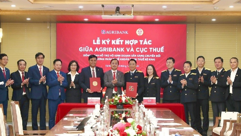Thỏa thuận hợp tác là sự thống nhất về mục tiêu, trách nhiệm và tầm nhìn chiến lược giữa Agribank và ngành thuế trong hiện đại hóa tài chính quốc gia.
