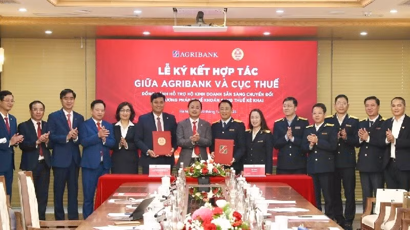 Thỏa thuận hợp tác là sự thống nhất về mục tiêu, trách nhiệm và tầm nhìn chiến lược giữa Agribank và ngành thuế trong hiện đại hóa tài chính quốc gia.