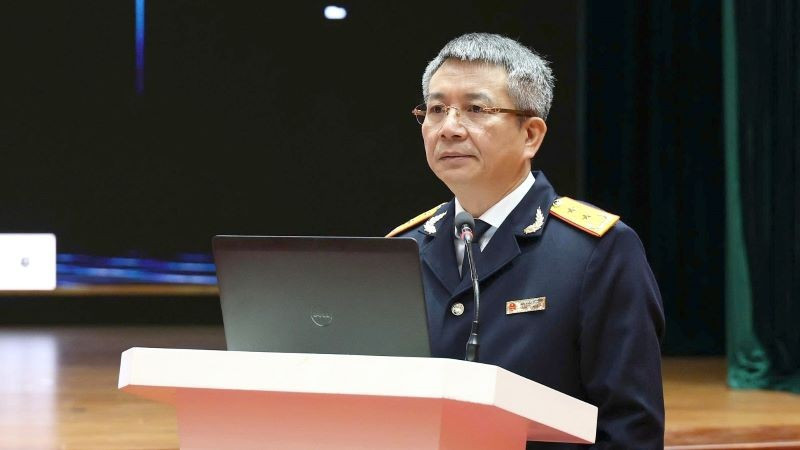 Cục trưởng Mai Xuân Thành phát biểu tại hội nghị.