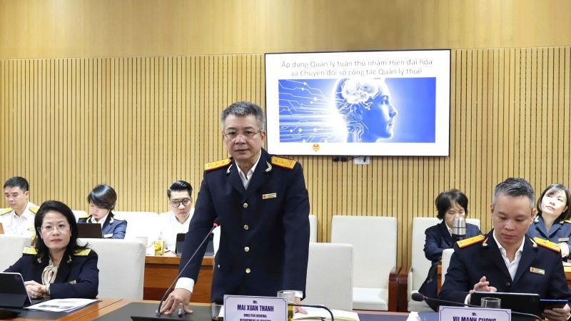 Thay mặt Lãnh đạo Cục Thuế, Cục trưởng Mai Xuân Thành gửi lời cảm ơn đến Đoàn công tác của WB đã bố trí nguồn lực và thời gian hỗ trợ cơ quan thuế Việt Nam.