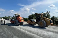 Tập trung thi công gói thầu số 11 của dự án tuyến tránh Cao Lãnh.