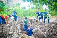 Đội K91 mở rộng khu vực đào tìm với gần 500m³ đất.