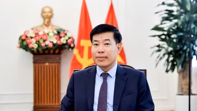Đồng chí Nguyễn Mạnh Cường, Ủy viên Trung ương Đảng, Phó Bí thư Thường trực Đảng ủy, Thứ trưởng Ngoại giao. (Ảnh: Bộ Ngoại giao Việt Nam)