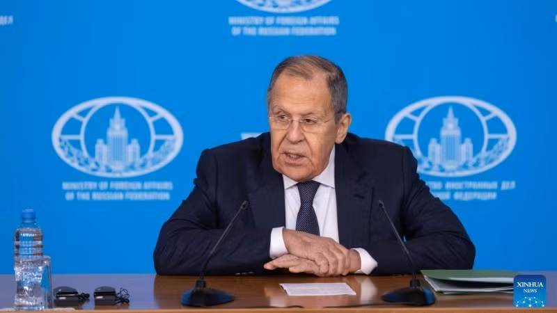 Bộ trưởng Ngoại giao Nga Sergey Lavrov. (Ảnh: THX) 