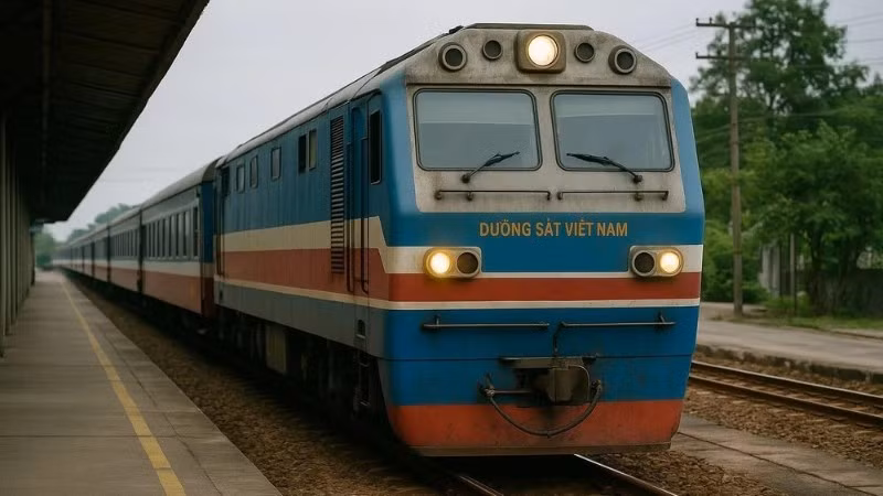 Công ty cổ phần Vận tải đường sắt mở bán vé tàu tết 2026. (Ảnh minh họa)