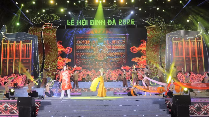 [Video] Ấn tượng Khai mạc Lễ hội Bình Đà 2026