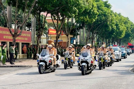 Lực lượng Công an tỉnh Ninh Bình quyết tâm bảo đảm an ninh, trật tự, bảo vệ an toàn tuyệt đối Đại hội Đảng bộ tỉnh lần thứ I, nhiệm kỳ 2025-2030.