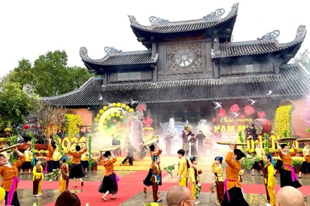 Chương trình nghệ thuật đặc sắc tại lễ khai hội chùa Bái Đính 2026.