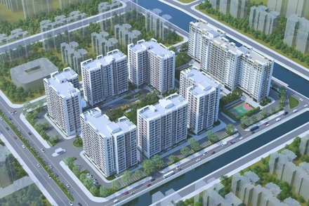 Mô phỏng Dự án đầu tư xây dựng nhà ở xã hội Hoa Lư, tỉnh Ninh Bình.