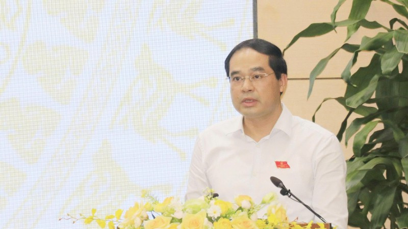 Đồng chí Trịnh Xuân Trường, Bí thư Tỉnh ủy, Chủ tịch Hội đồng nhân dân tỉnh Lào Cai phát biểu. z6858650709669-1f74ae554c363c145439e277da38943c-1076.jpg