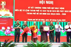 Bộ Tư lệnh Thành phố và Ban Trị sự Giáo hội Phật giáo Việt Nam Thành phố thống nhất nội dung ký kết.