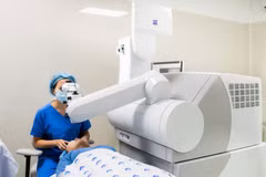 Một hệ thống phẫu thuật khúc xạ tiên tiến tại Bệnh viện Mắt Thành phố Hồ Chí Minh.