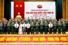 Quân khu 7 tổ chức thành công mô hình "Đại hội không giấy". (Ảnh: QK7)