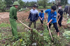 Công an thu hút thanh, thiếu niên vào các hoạt động vì cộng đồng.