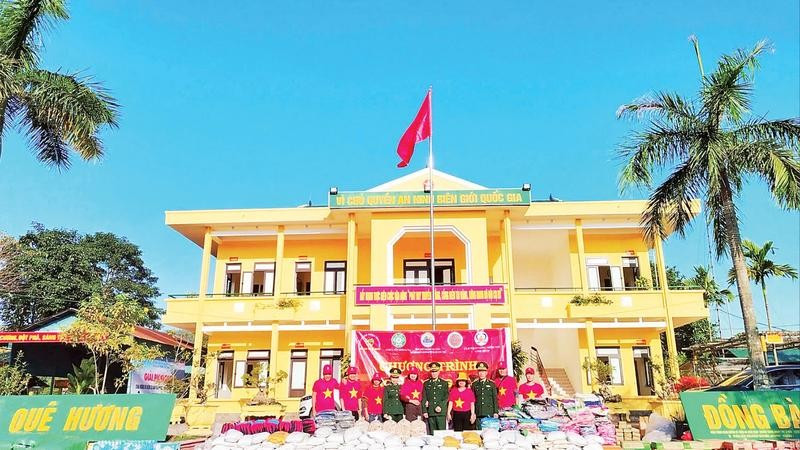 Chương trình “Xuân Biên phòng, ấm lòng dân bản” tại Đồn Biên phòng Ba Tầng, Bộ đội Biên phòng tỉnh Quảng Trị.