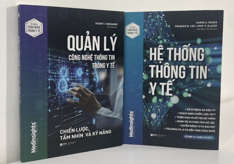 Bộ sách công nghệ thông tin y tế do Nhà xuất bản Thế giới và Alpha books mới ấn hành.