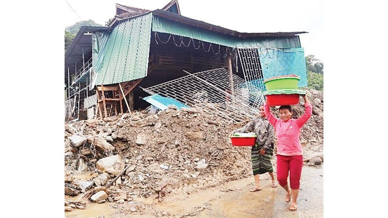 Tháng 7/2025, chưa đầy một tuần, bản Ta Đo, xã Mường Típ, tỉnh Nghệ An hứng chịu hai trận lũ quét, lũ ống.