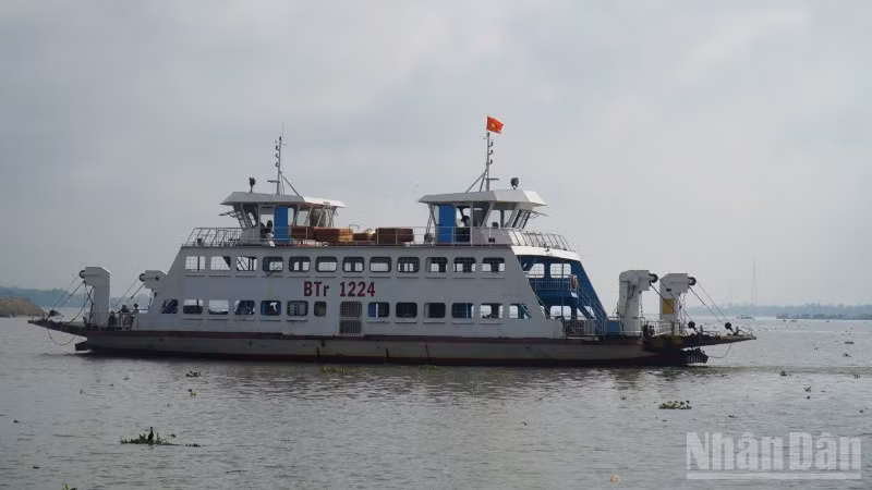 Phà tạm Rạch Miễu chính thức ngưng hoạt động từ 0 giờ ngày 20/8/2025.