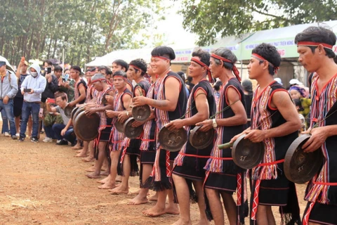 Liên hoan cồng chiêng quốc tế tại tỉnh Gia Lai dự kiến sẽ diễn ra vào quý 4/2026 tới đây. (Ảnh: TTXVN)