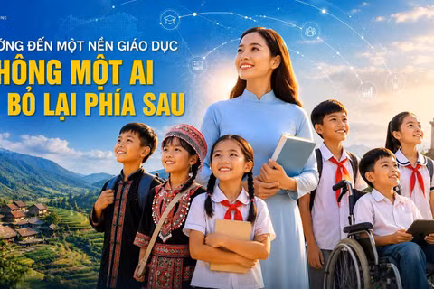 Bài 4: Hướng đến một nền giáo dục “không một ai bị bỏ lại phía sau”
